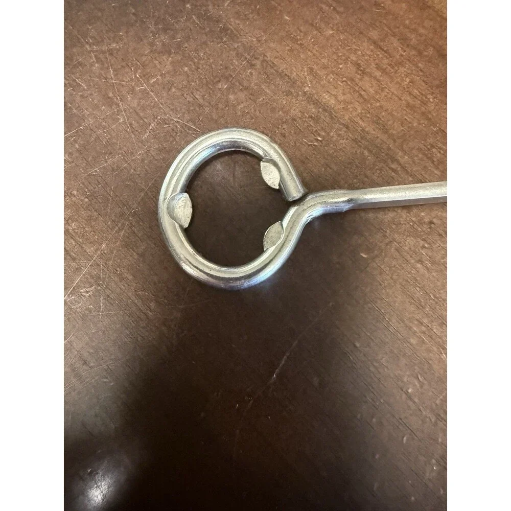 Vintage Metal FLOUR or SUGAR Scoop 1/4 Measuring Cup Bottle Opener Combo, Rust